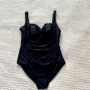 Merona Black One Piece Swimsuit
